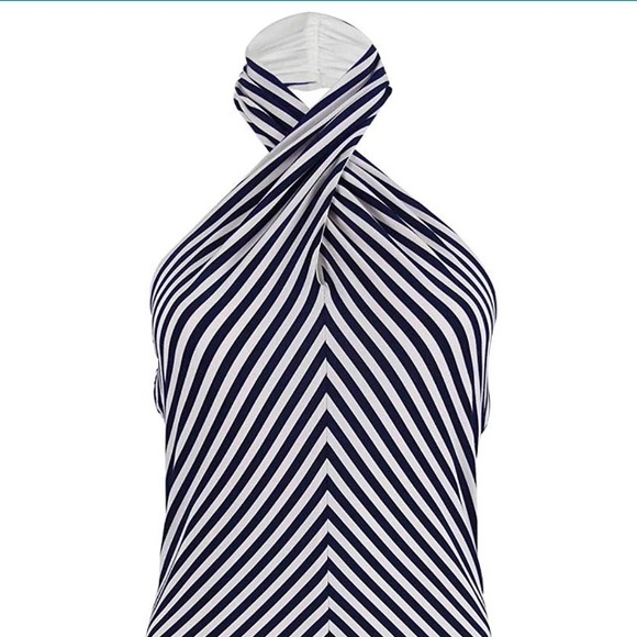 Lauren by Ralph Lauren Women’s Striped Halter Top - Picture 3 of 7